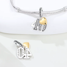 40th Birthday Charm For Bracelet And Necklace - 925 Sterling Silver