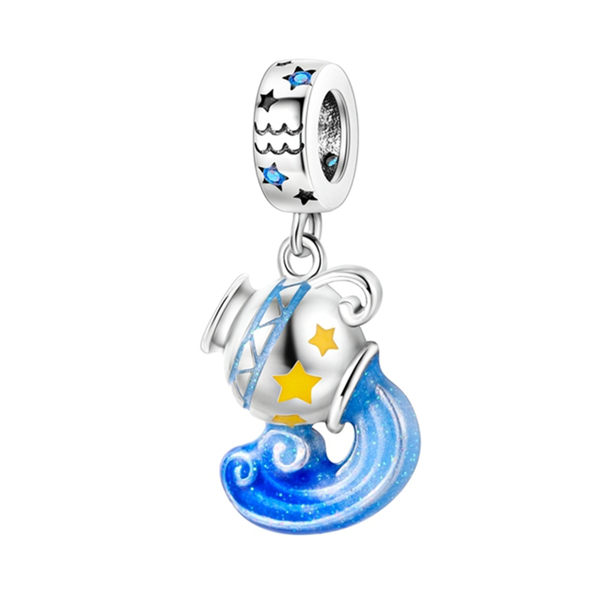 Aquarius Zodiac Charm