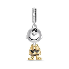 Best Boy Charm - Sterling Silver & Enamel