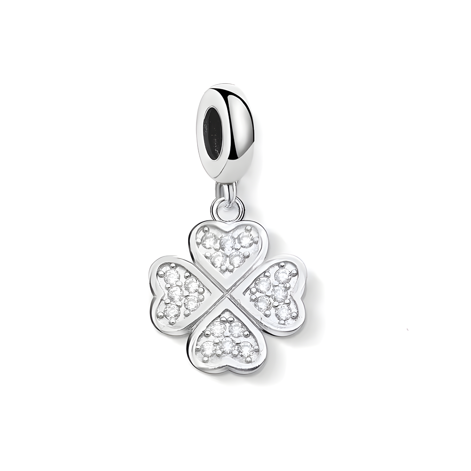 Clover Charm - 925 Sterling Clover Charm For Bracelet