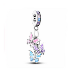 Colorful Butterflies Charm