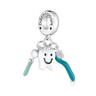 Dentist Charm - Sterling Silver Charm For Bracelet