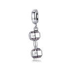 Live Fit Charm For Pandora Bracelet, Dummbble Charm For Charm Bracelet, Gifts For Her, Mothers Day Gifts, Daughter Gifts, Best Friend Gifts