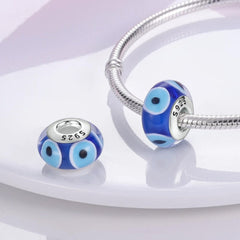 Evil Eye Murano Glass Charm