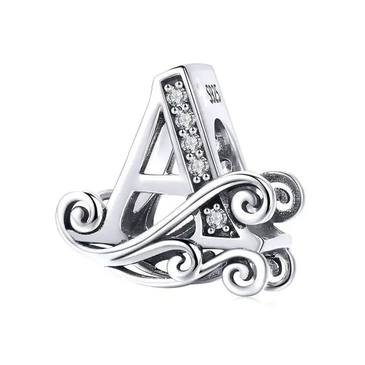 Gothic A Letter Charm