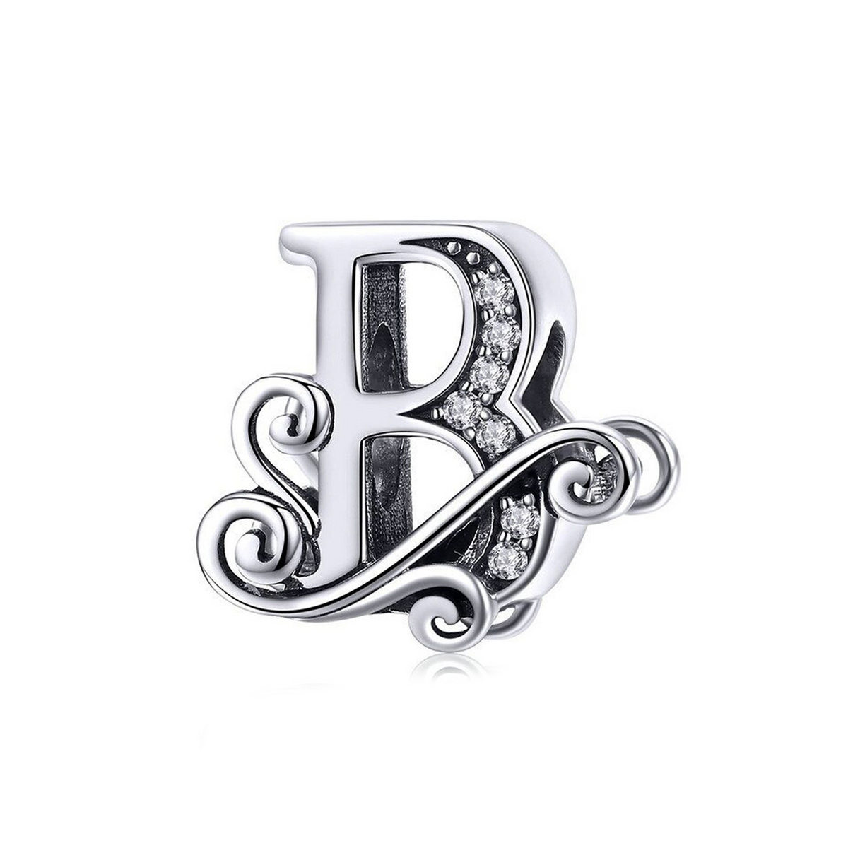 Gothic B Letter Charm