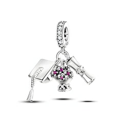 Graduation Charm For Pandora Bracelet, Designer Graduation Charm For Pandora Bracelet, Graduation Gifts For Her