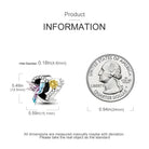 Pandora Fitting Hummingbird Heart Charm For Bracelet, Birthday Gifts For Her, Sterling Silver Charm For Pandora Bracelet, Hummingbird Charm