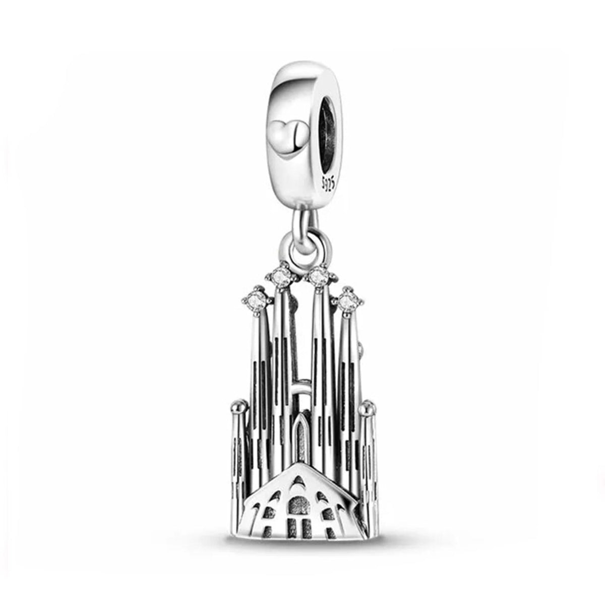 La Sagra Da Familia Charm For Bracelet - Sterling Silver Charm