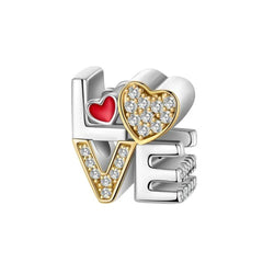 Love Charm - Sterling Silver,