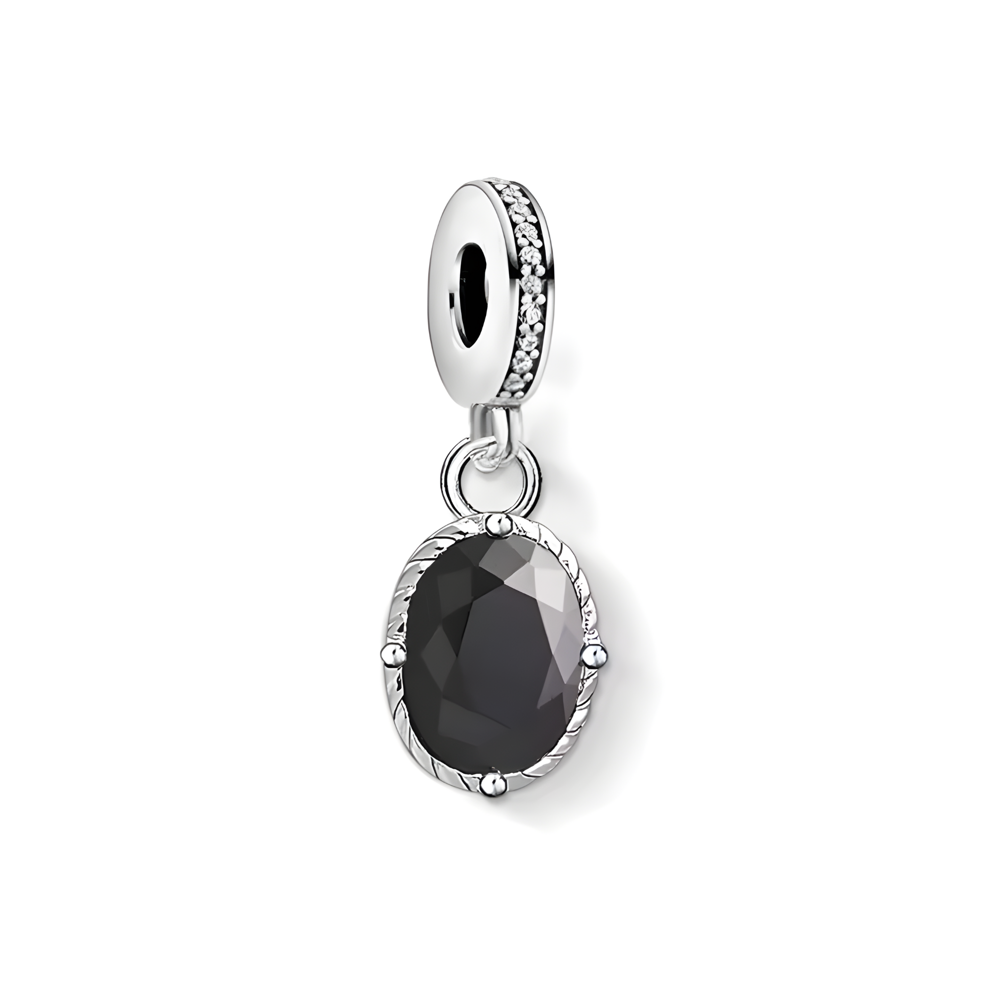 Midnight Charm - 925 Sterling Silver Black Elagance Charm