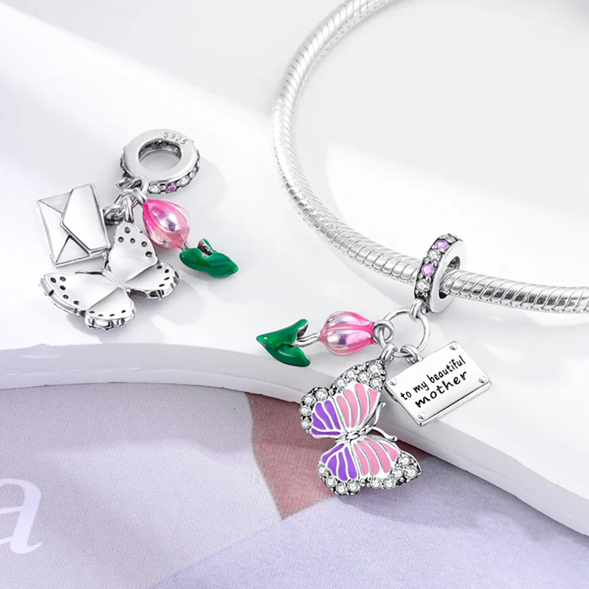 Mother Love Charm For Bracelet