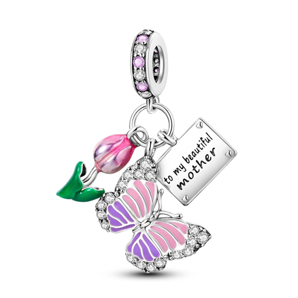 Mother Love Charm For Bracelet