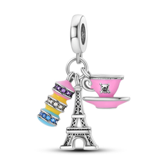 Eiffel and Macarons Charm