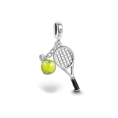 Pandora Tennis Racket and Ball Charm