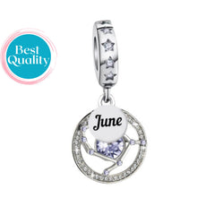 June Birthstone Charm