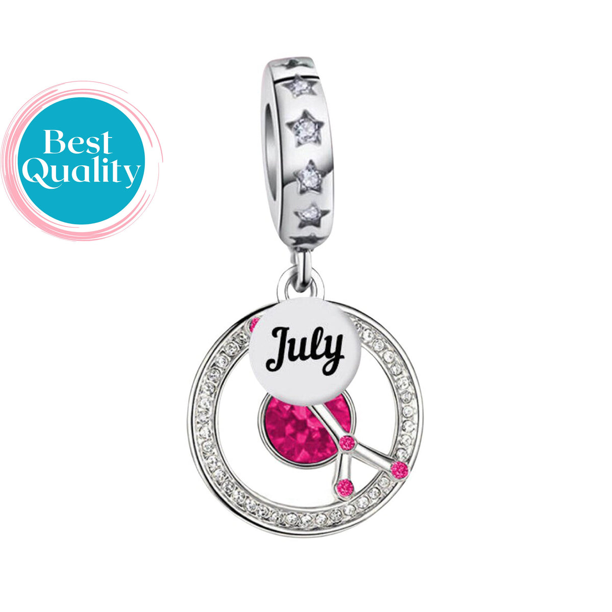 July Birthstone Charm