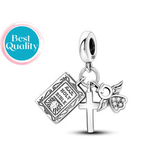 Bible Angel Charm