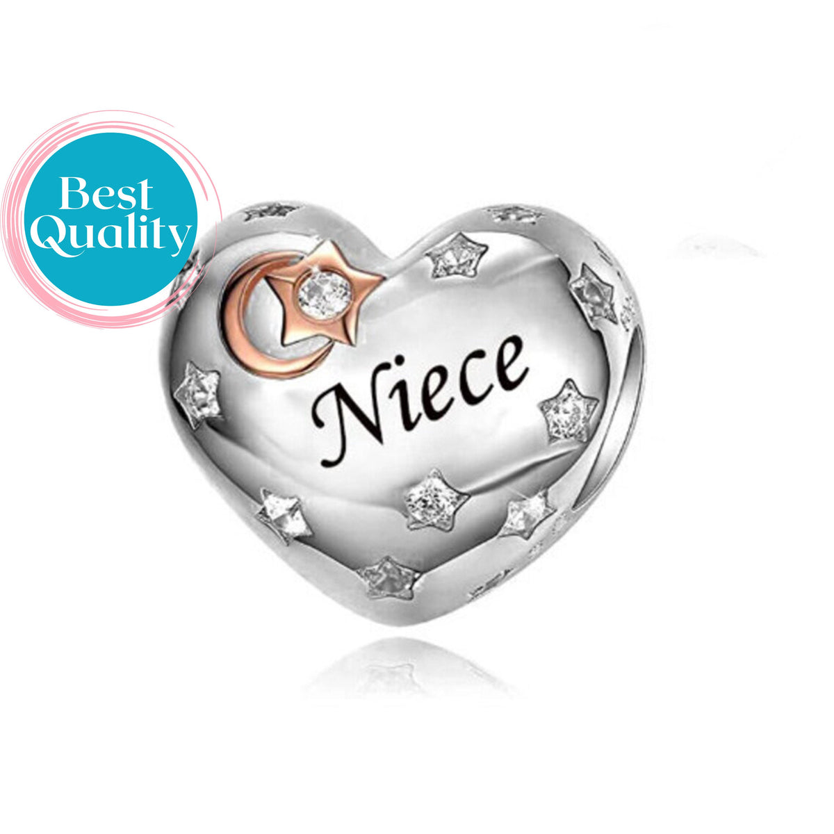 Niece Heart Charm